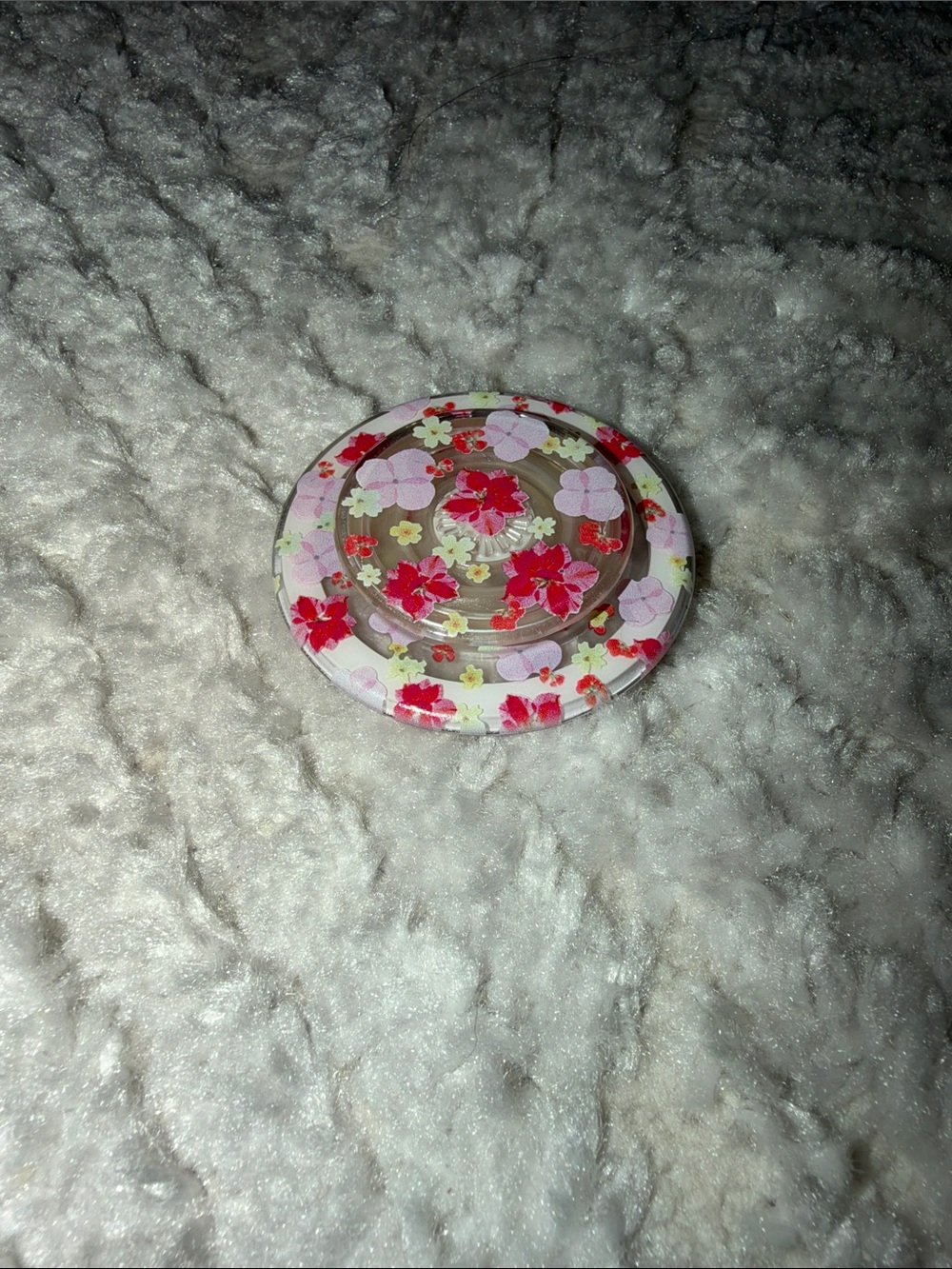 Floral Pink Collapsible MagSafe Phone Grip and Stand